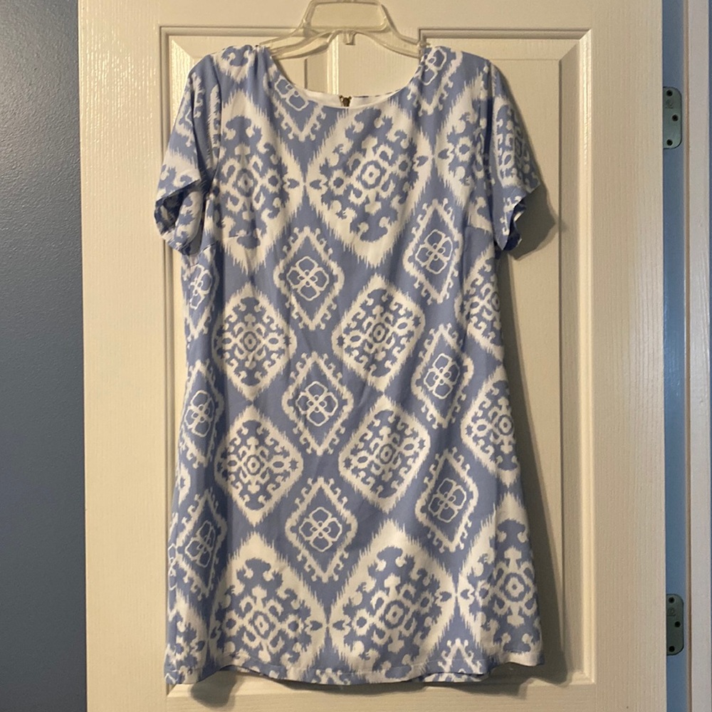 Lulu’s Blue and White Dress